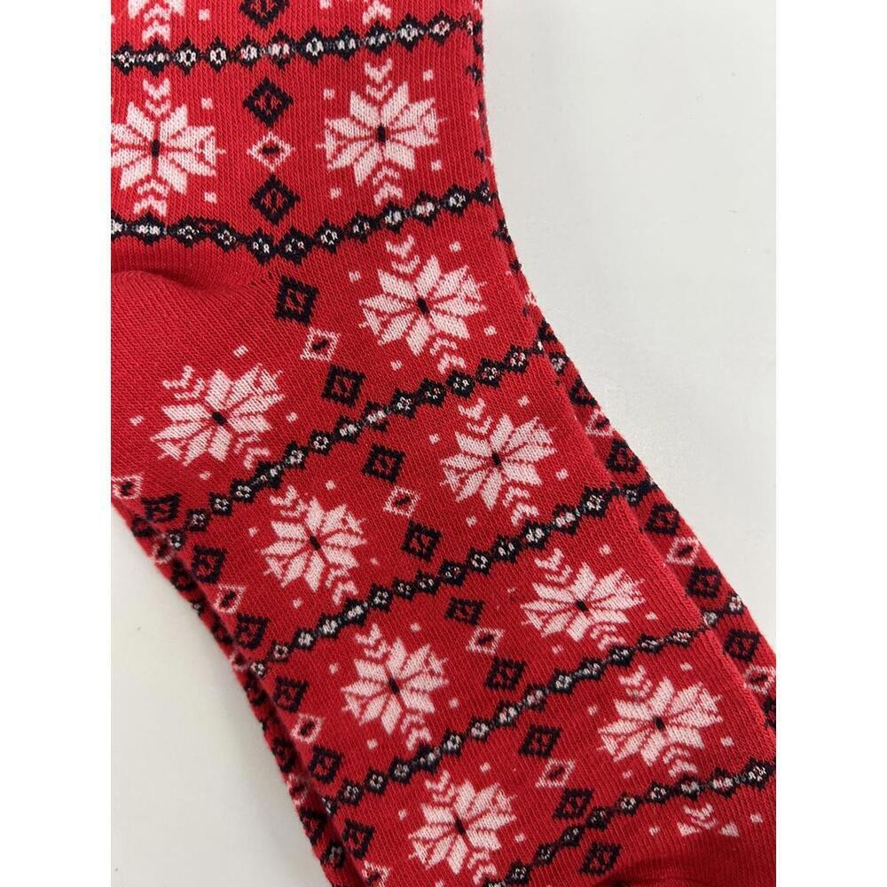 Rofz Red Patterned Socks 2-Pack - Picture 2 of 3